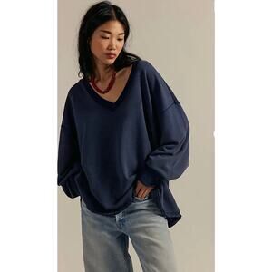 NWT / We The Free Venice V-Neck Sweatshirt / sz L